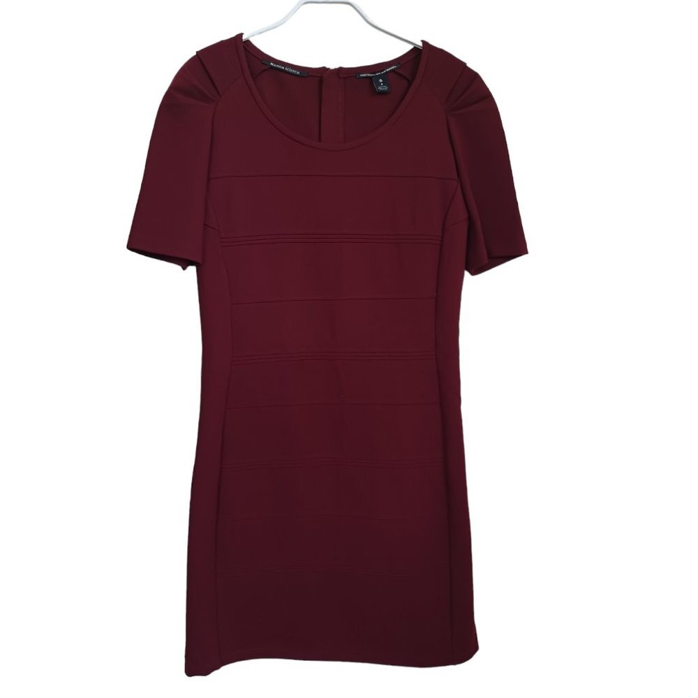Maison Scotch Slim Fit Dress Maroon Scotch Soda Size 3 or Large